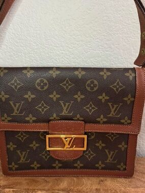 Louis Vuitton Brown Monogram vintage Dauphine bag